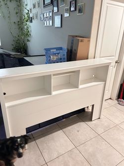 Queen size bookcase headboard