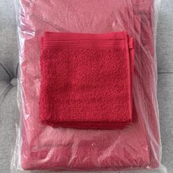 8pc 100% Cotton Towels 