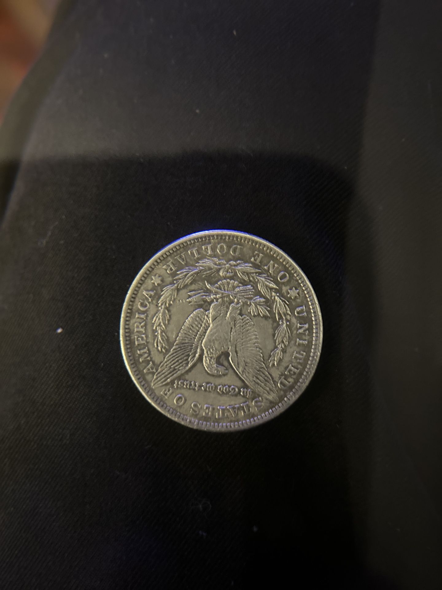 United States silver dollar 1921