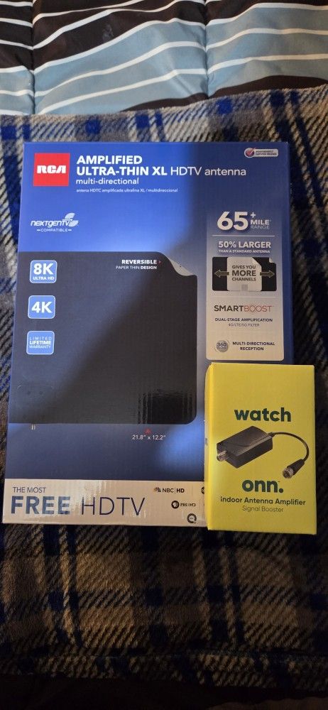 Brand New Digital Antena Wth Amplifier 65mile Range