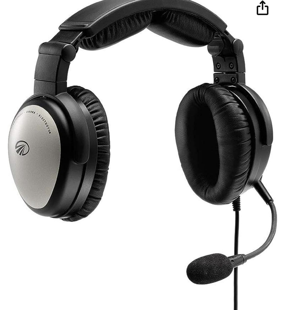 Sierra ANR Aviation Pilot Headset with Bluetooth