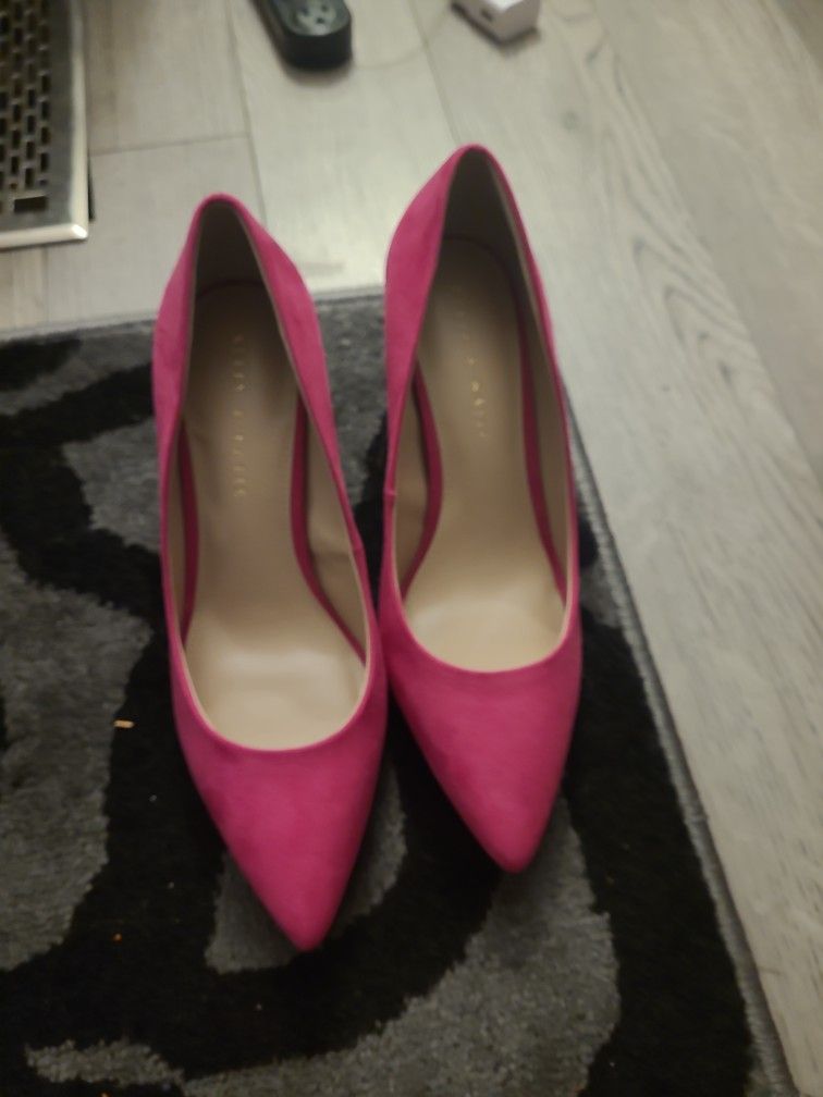 Kelly And Katie Pink High Heels