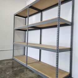 48 in W x 24 in D Boltless Storage Supply Shelves 4 Tier Level Heavy Duty Rack Shelving Delivery Available