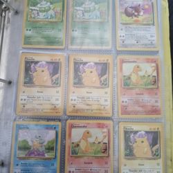 8 Base Set Starters Plus Eevee Pokemon Cards 1995 Vintage Wotc Cards