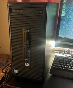 HP Pro Desktop Computer - Core i7 - 16 GB Ram - 1 Terabyte SSD - 1.5 TB Storage Drive - NVIDIA GFX