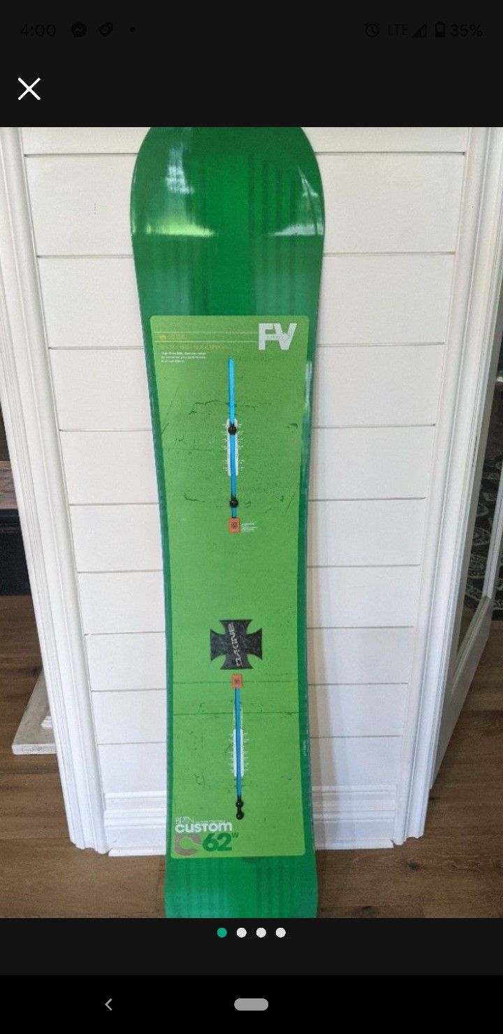 Burton 162 WIDE Snowboard Deck Flying V Hybrid Camber