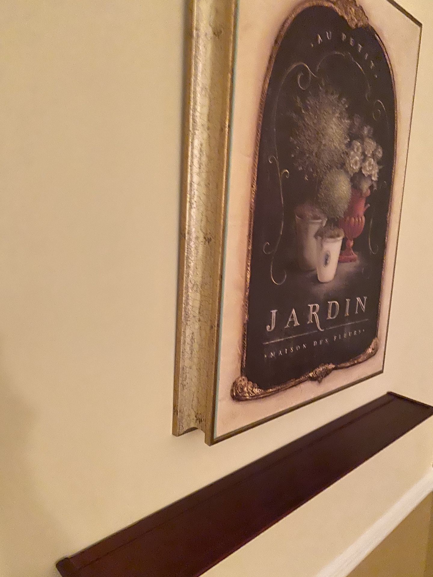 Art Work With Pottery Barn Shelf