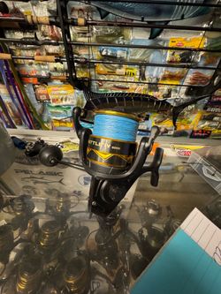 (Murrieta) Like new Penn Battle IV 6000 salt water spinning fishing reel.