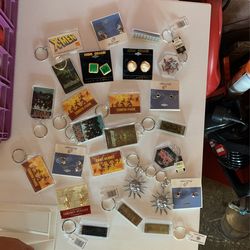 Keychains, different styles dollar each