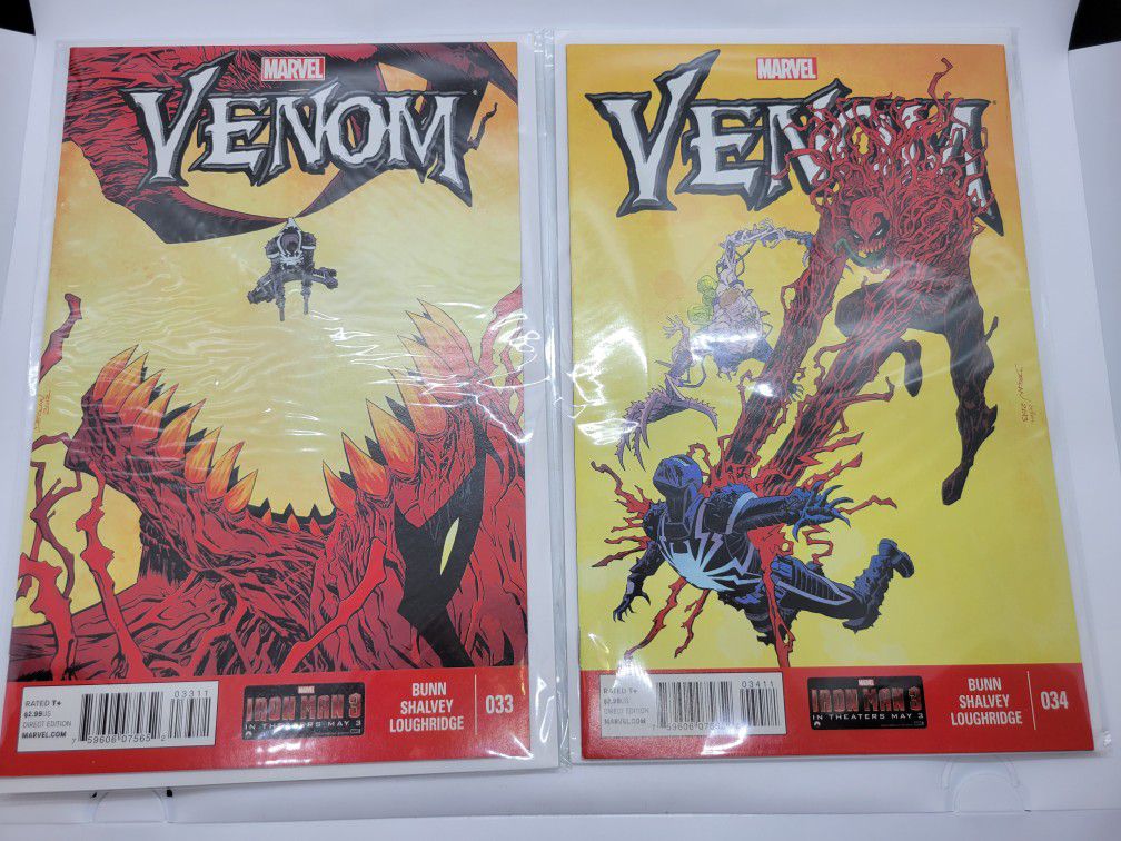 Marvel Comics Venom #33 34 Family Bonding Set
