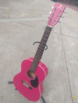 Pink guitar available