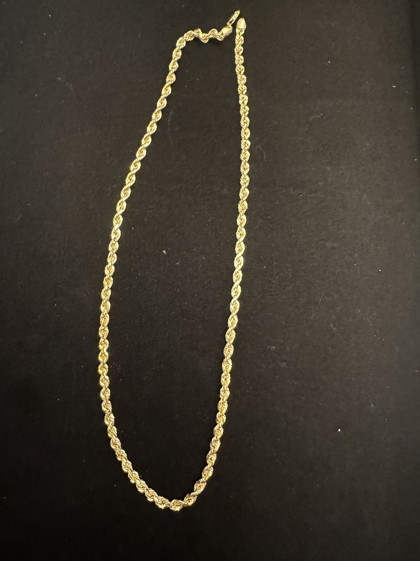 Gold 10k Chain and Pendant