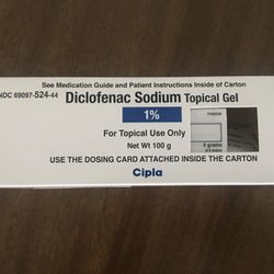 Diclofenac 1% Topical Gel 