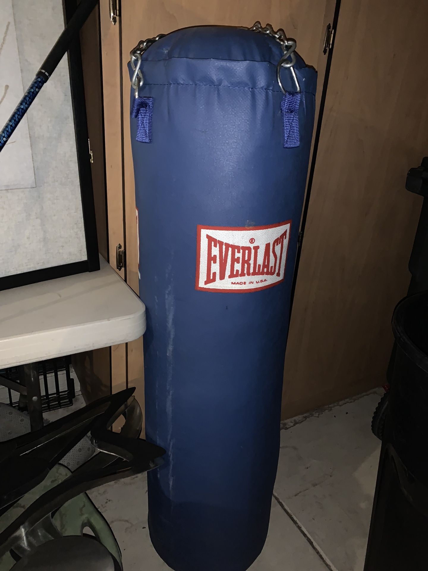 Everlast Punching Bag - Blue Vintage