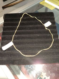 14k Cuban chain