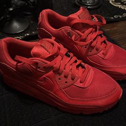 Red nike air max good condition size 7