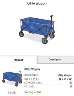 Cart / Utility Wagon (new in box)