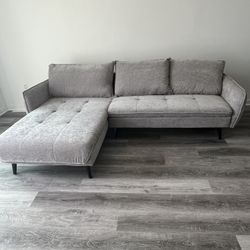 Grey Fabric Sectional 🩶🩶 Limited Sale - FAST DELIVERY!!! 🚚 