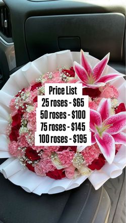 Ramo buchón rose bouquet