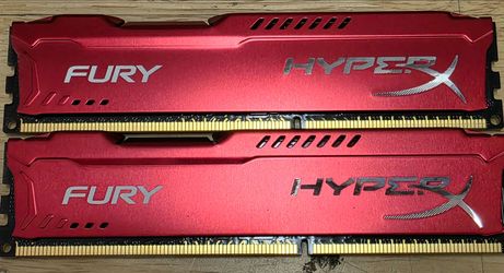 Kingston HyperX Fury 16GB DDR3 RAM (4×4GB) – Red & Black