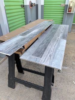 Vinyl Stairboard( Rustic wood) distressed wood