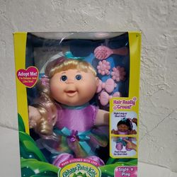 Cherishable Cabbage Patch Kids Deluxe Toddler 11" Doll with Blond Hair and Blu
