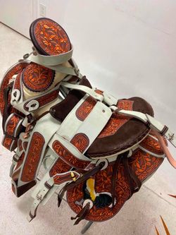 Nueva montura charra bordada
