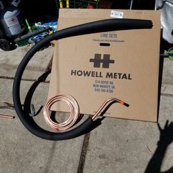 3/8×3/4×3/4×10B Copper line set for Central air unit