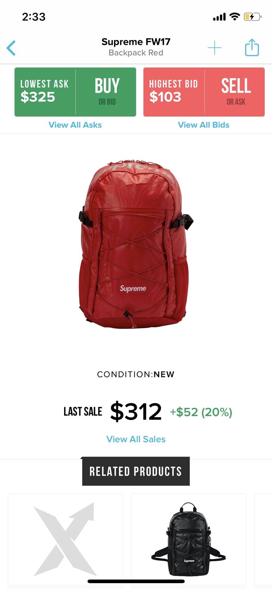 Supreme Backpack Red FW17 for Sale in Chicago, IL - OfferUp