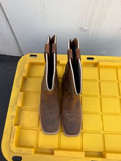 Brown Leather Western Cowboy Boots
