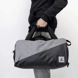 Air Jordan Jumpman Duffel Bag Black/grey Weather Resistant Brand New.