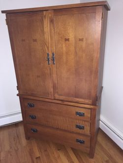 Combination TV & Clothing Armoire