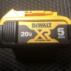 New DeWalt 5AH Battery 20V Cordless