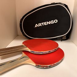 ARTENGO BUTTERFLY  PROFESSIONAL PING PONG PADDLE , RECREATIONAL TRAINING