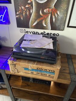NOS! TIME CAPSULE FIND: Pristine Vintage Onkyo 1026A Turntable
