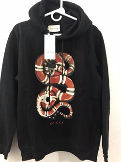 Gucci snake top hoodie red