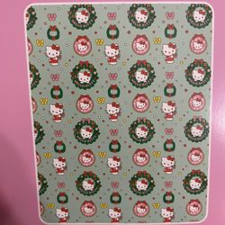 Hello Kitty Christmas throw blanket