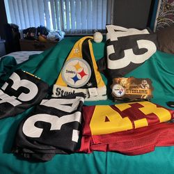 LOT. USC. STEELERS. #43. #34. JEWELRY BOX. POLAMALU. MENDENHALL. $66.