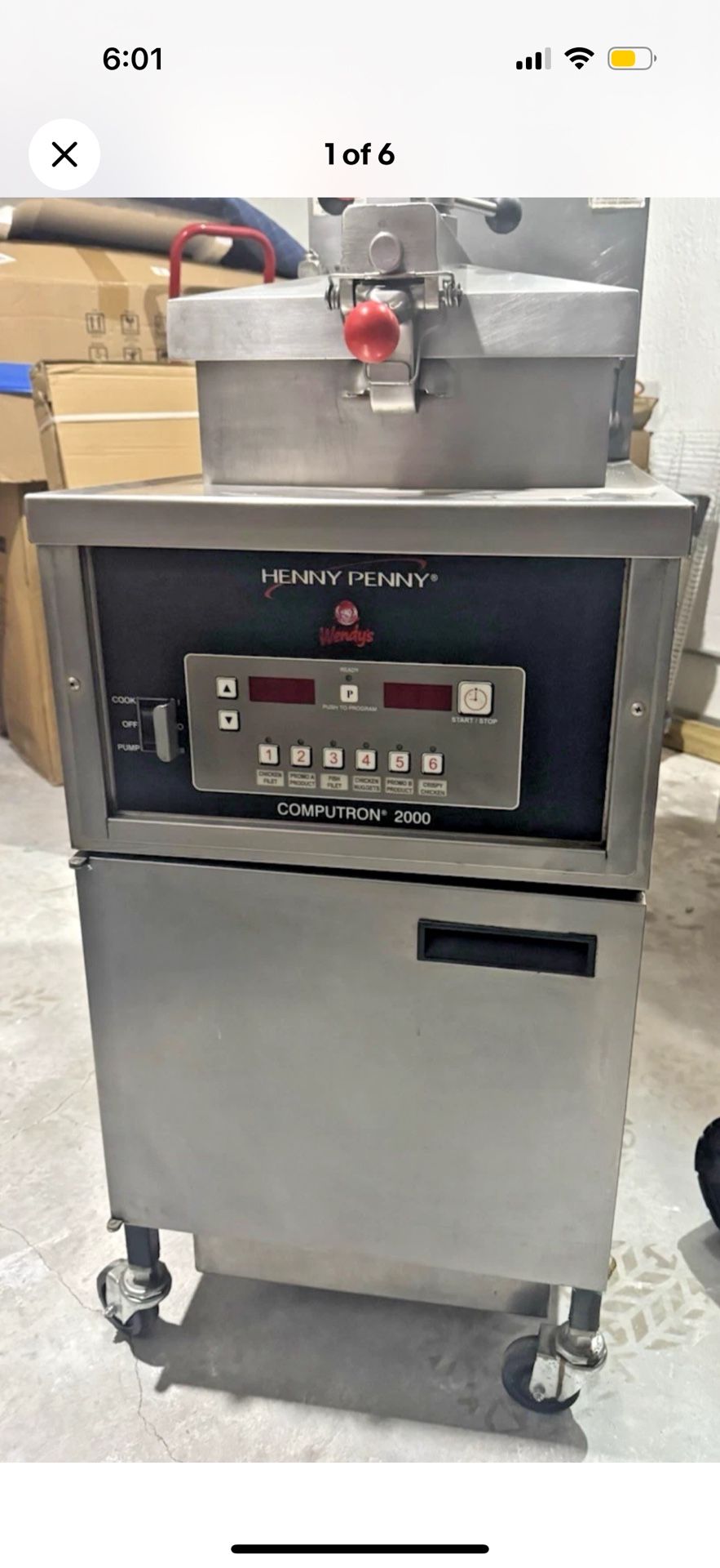 Henny Penny Computron 2000 Pressure Fryer 208V 3Ph – Commercial