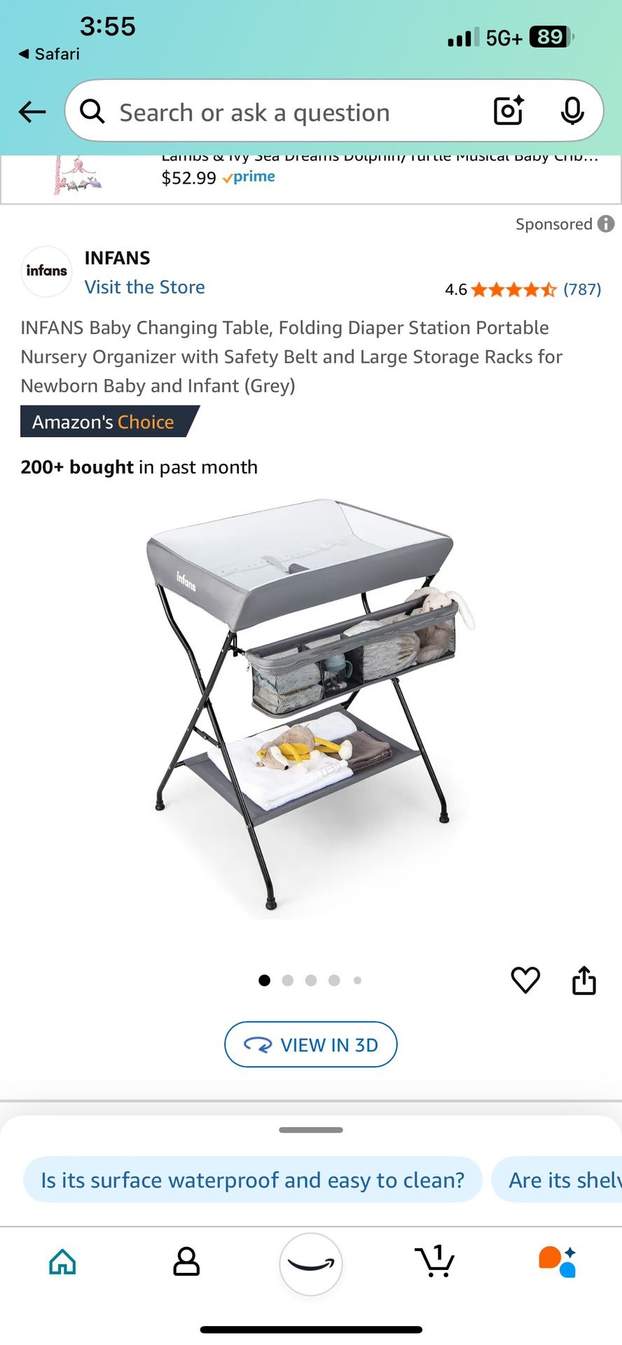 Baby Changing Table
