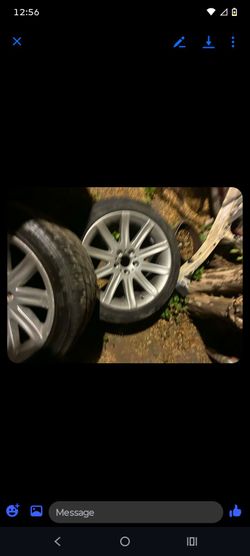 2006 BMW brand new Firestone tires on 19",  750i rims was hit so selling the rims