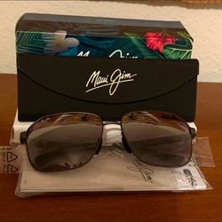 Maui Jim Polarized Sunglasses Aviator Type NEW
