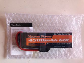 3S LIPO Battery 60C 4500mah 11.1V