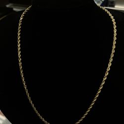 $1225 Yellow Gold Rope Chain