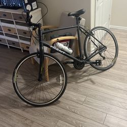 Black Bike With Gears