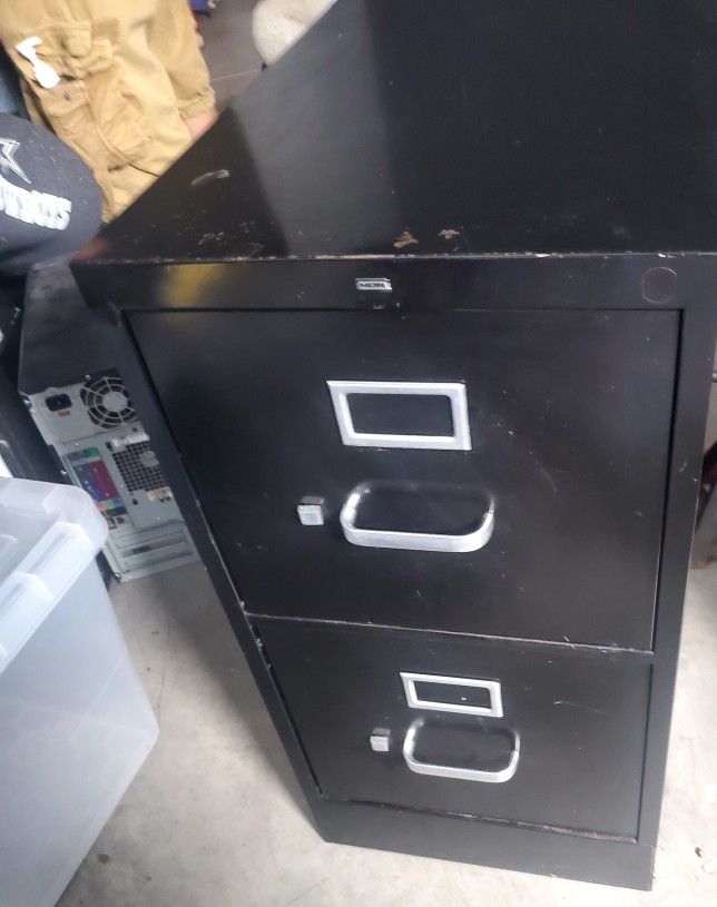 HON 2-Drawer Office Filing Cabinet Full-Suspension Letter File Cabinet black