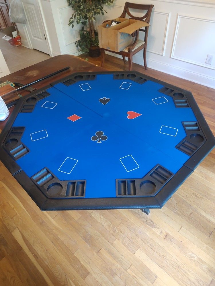 Poker Set And Foldable Poker Table