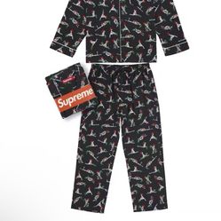 Supreme Pajamas Red And Black Pair Size XL