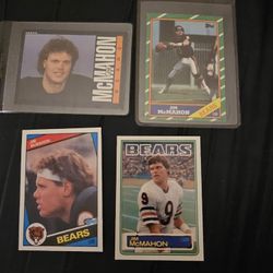 Jim McMahon Rookie And Card Lot