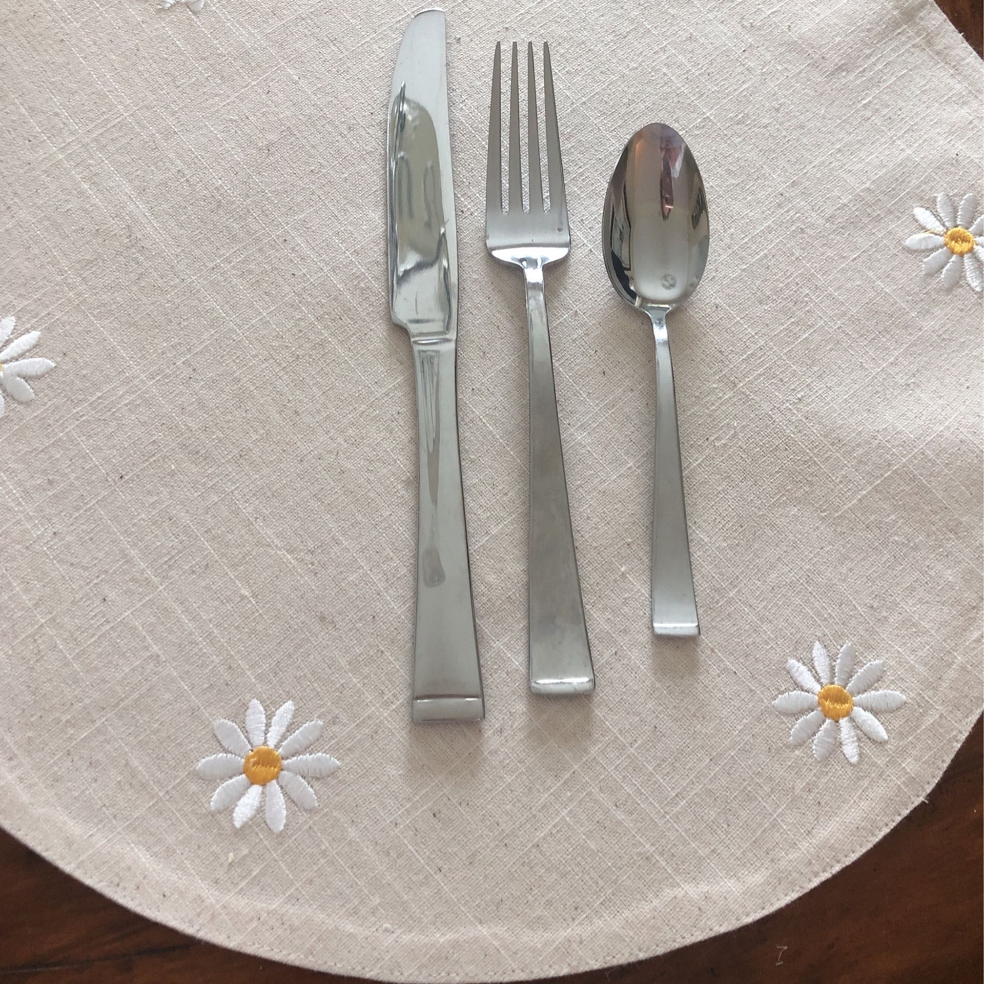12 Place  Settings Stainless Silverware 